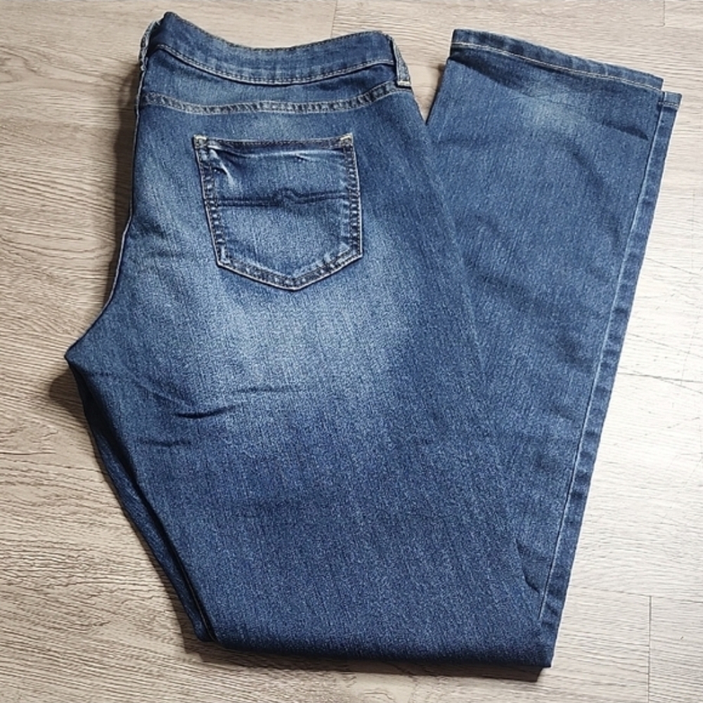 Arizona Jean Company Dark Blue Straight Leg Jeans